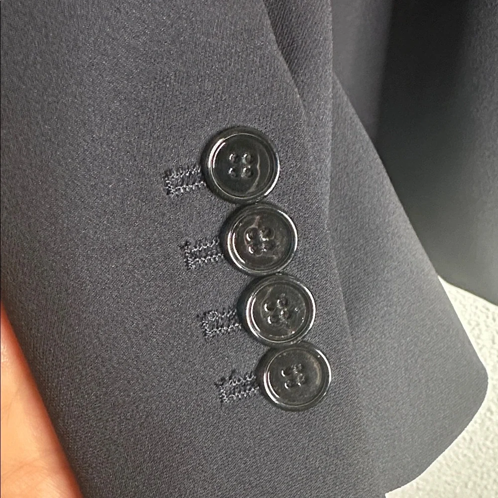Zara Black double breasted tailored fit lapel collar Blazer  XS. Office, career - Picture 9 of 11